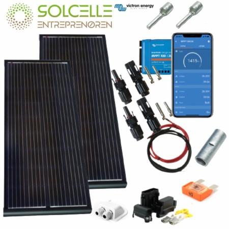 BobilPakke 400w AERO 2x200W Helsort